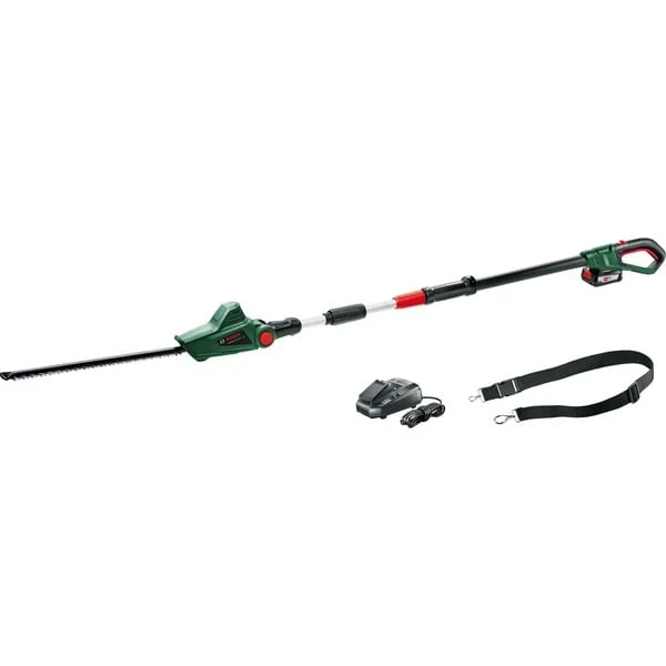 Bosch Heimwerken & Garten Akku-Teleskop-Heckenschere UniversalHedgePole 18, 18Volt (grün/schwarz, Li-Ionen Akku 2,0Ah, POWER FOR ALL ALLIANCE)