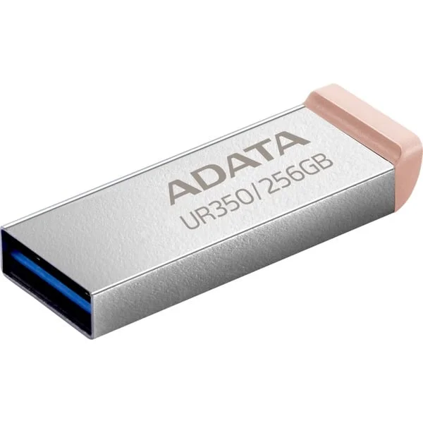 ADATA UR350 256 GB, USB-Stick (nickel/braun, USB-A 3.2 Gen 1 (5 Gbit/s))