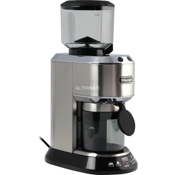DeLonghi Kaffeemühle Dedica KG 520.M (silber/schwarz, 150 Watt)