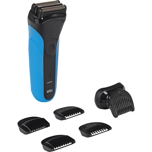 Braun Series 3 310BT, Rasierer (schwarz/blau, Wet&Dry)