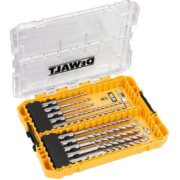 DEWALT EXTREME Full Carbide SDS-plus Hammerbohrer-Satz DT70752 (10-teilig, im TOUGHCASE)
