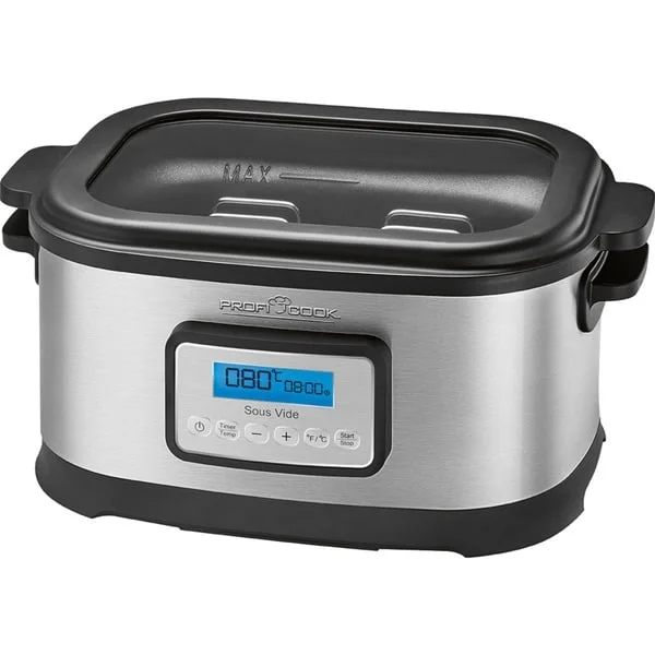 ProfiCook Sous-Vide Garer PC-SV 1112 (edelstahl/schwarz, 520 Watt, 8 Liter)