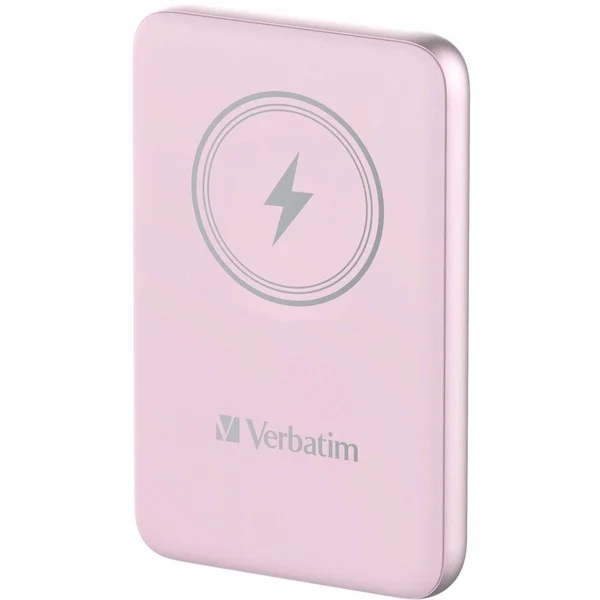 Verbatim Wireless Powerbank Charge 'n' Go 10.000mAh (rosa, Qi, PD 3.0, Quick Charge 3.0)