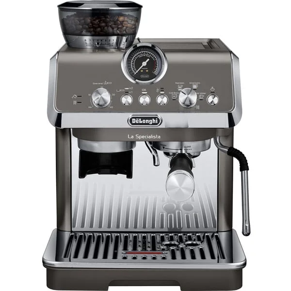 DeLonghi La Specialista Arte Evo Titan - Cold Brew , Espressomaschine (titan/edelstahl)