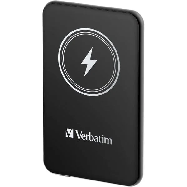 Verbatim Wireless Powerbank Charge 'n' Go 5.000mAh (schwarz, Qi, PD 3.0, Quick Charge 3.0)