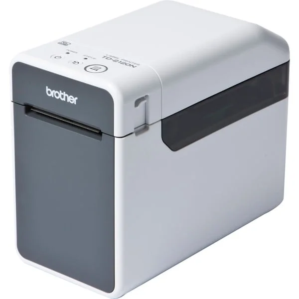 Brother TD-2120N, Etikettendrucker (weiß/grau, Etiketten- und Belegdrucker)