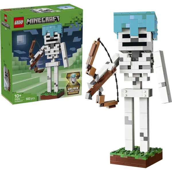 LEGO 21594 Minecraft Das Skelett, Konstruktionsspielzeug
