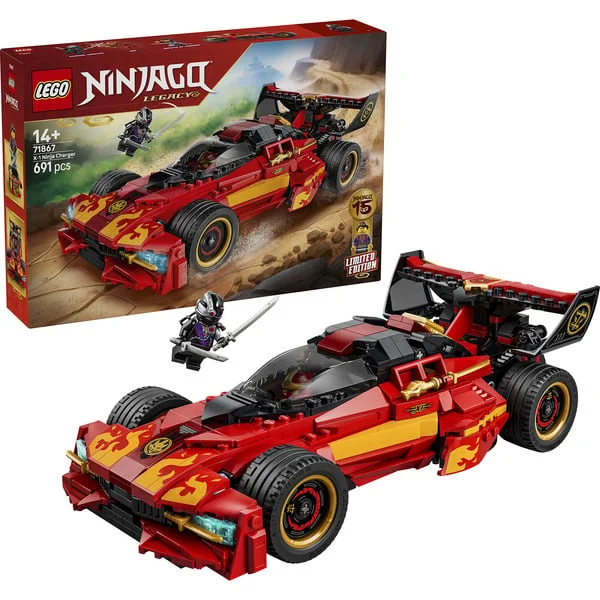 LEGO 71867 Ninjago 15-jähriges Jubiläum des X-1 Ninja Supercar, Konstruktionsspielzeug