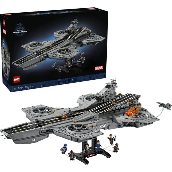 LEGO 76354 Marvel Super Heroes S.H.I.E.L.D.-Helicarrier, Konstruktionsspielzeug