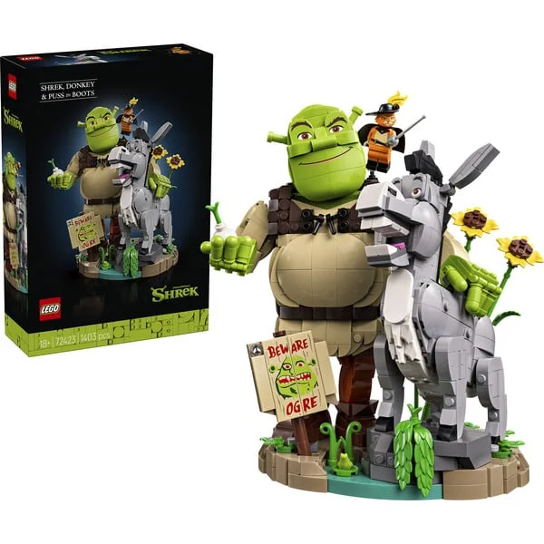 LEGO 72423 Shrek, Esel und Der Gestiefelte Kater, Konstruktionsspielzeug