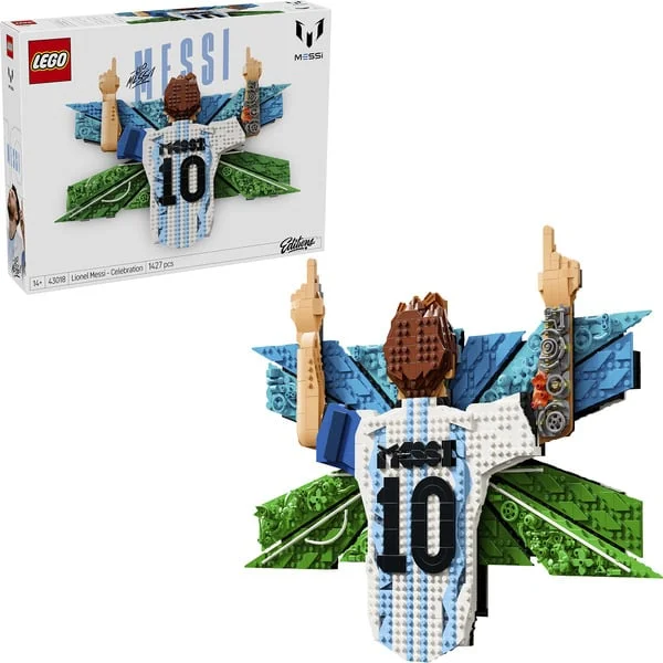 LEGO 43018 43018 Editions Lionel Messi – Torjubel, Konstruktionsspielzeug
