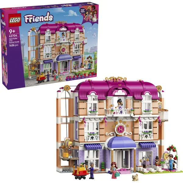 LEGO 42704 Friends Das Grandhotel von Heartlake City, Konstruktionsspielzeug