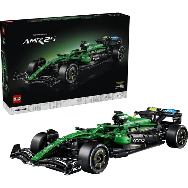 LEGO 42240 Technic Aston Martin Aramco AMR25 F1 Auto, Konstruktionsspielzeug