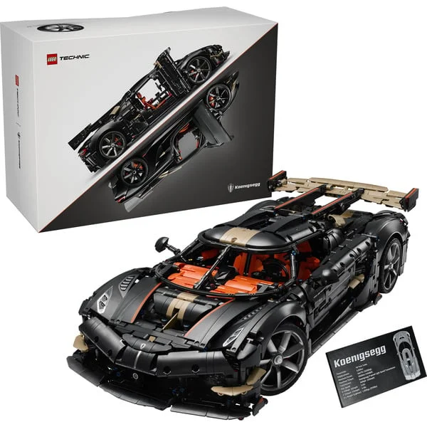 LEGO 42232 Technic Koenigsegg Sadair's Spear Hypercar, Konstruktionsspielzeug