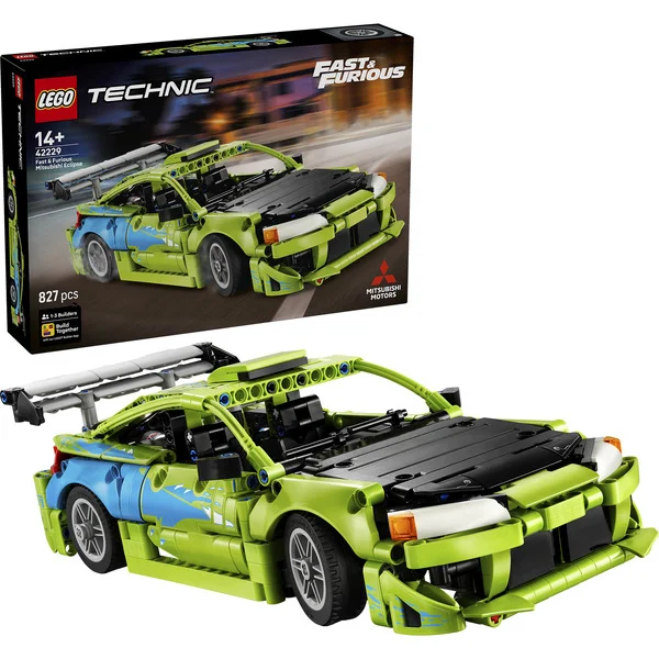 LEGO 42229 Technic Fast and Furious Mitsubishi Eclipse Auto, Konstruktionsspielzeug