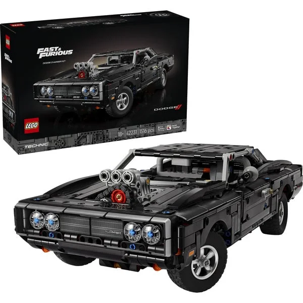 LEGO 42231 Technic Fast and Furious Dodge Charger R/T Auto, Konstruktionsspielzeug