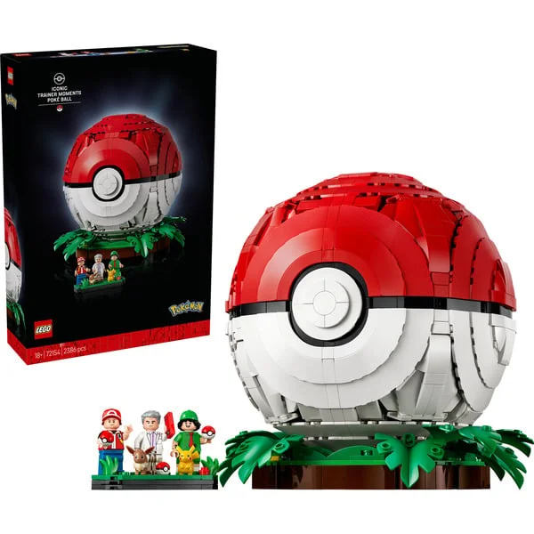 LEGO 72154 Pokéball mit Beeindruckenden Trainermomenten, Konstruktionsspielzeug