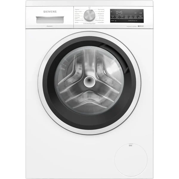 Siemens WU14UT42 iQ500, Waschmaschine (weiß/schwarz)