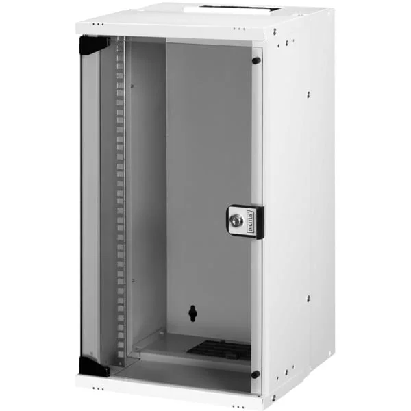 Digitus Wandgehäuse SOHO PRO - 254 mm (10") - 595x315x300 mm, IT-Schrank (hellgrau, 12 Höheneinheiten)