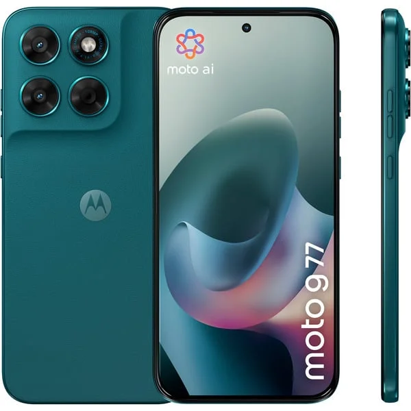 Motorola moto g77 256GB, Handy (Shaded Spruce, Android, 8 GB)