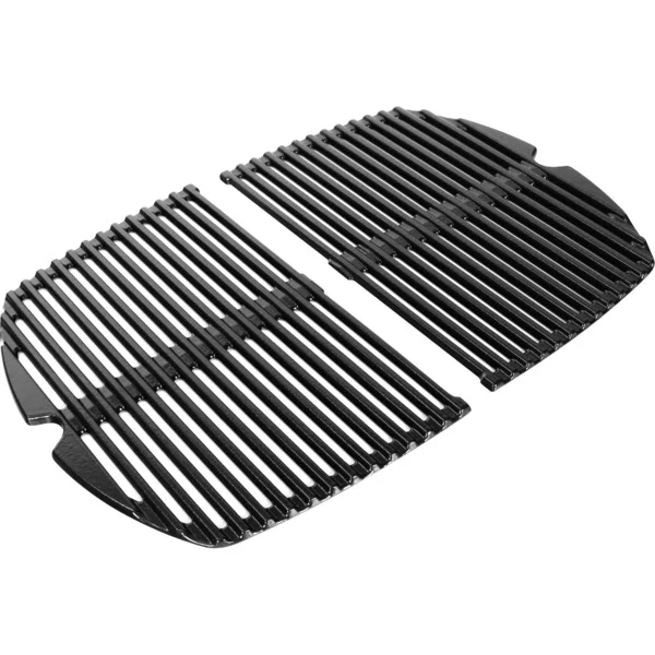 Weber Grillrost-Set 66647, für Q 240/ 2400 Serie (anthrazit, 2-teilig, Gusseisen)