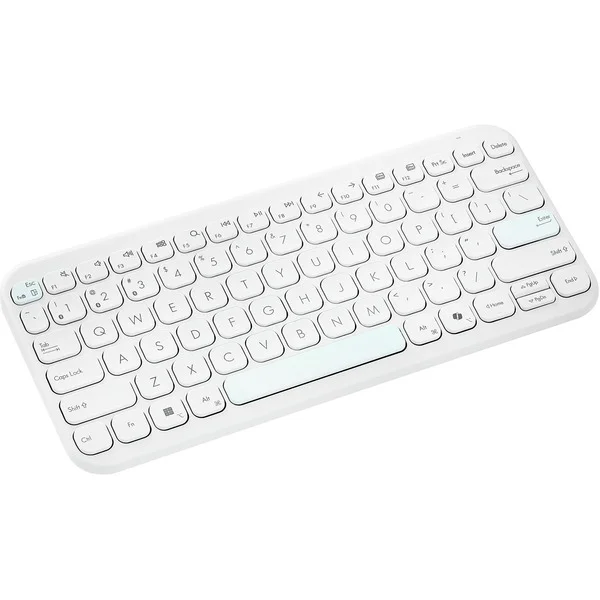 ASUS Marshmallow KW100, Tastatur (weiß, DE-Layout, Scherenmechanik, mit Copilot-Taste)