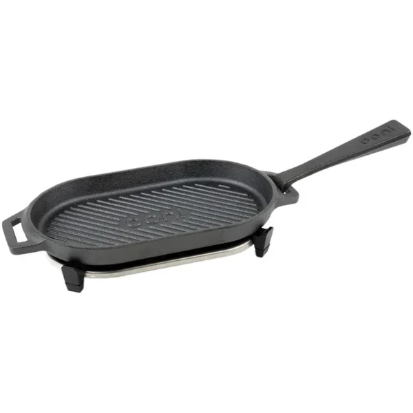 Ooni Grillpfanne Grizzler (anthrazit, Sockel aus Edelstahl)