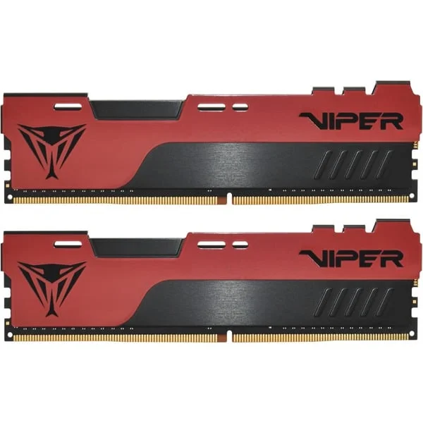 Patriot DIMM 32 GB DDR4-3200 (2x 16 GB) Dual-Kit, Arbeitsspeicher (rot/schwarz, PVE2432G320C8K, Viper Elite II, INTEL XMP)