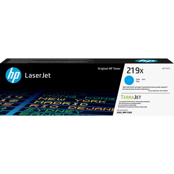 HP Toner cyan 219X (W2191X)