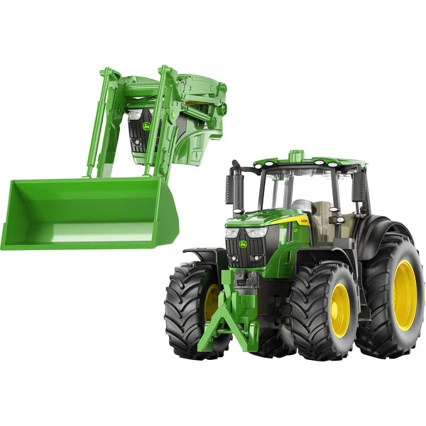 SIKU 3666 FARMER John Deere Set mit abnehmbarem Frontlader, Modellfahrzeug