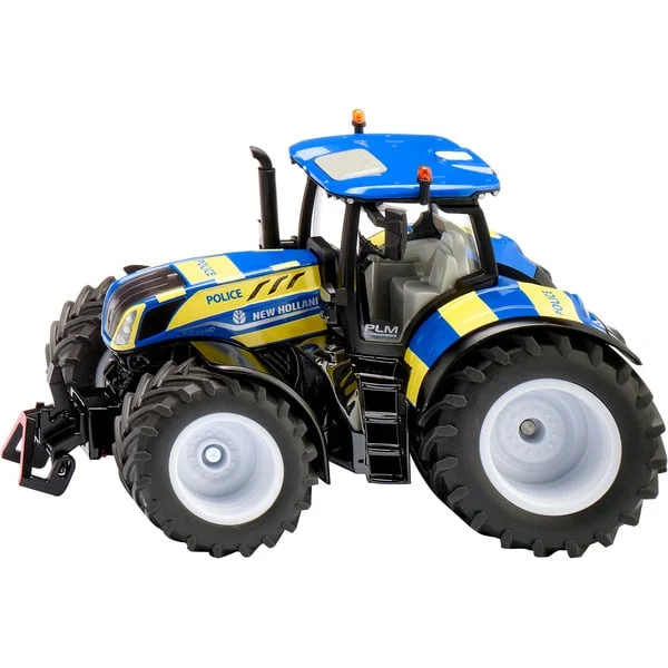 SIKU 3297 FARMER New Holland Polizei Traktor, Modellfahrzeug