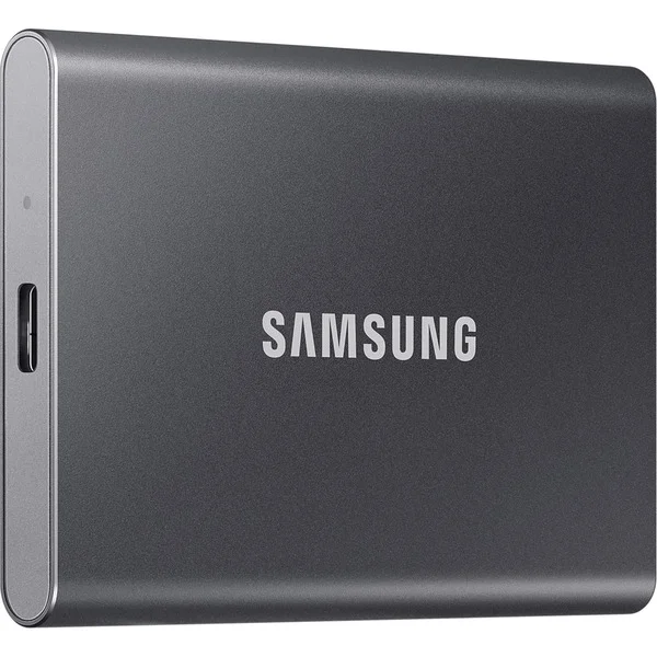 Samsung Portable SSD T7 4 TB, Externe SSD (grau, USB-C 3.2 Gen 2 (10 Gbit/s), extern)