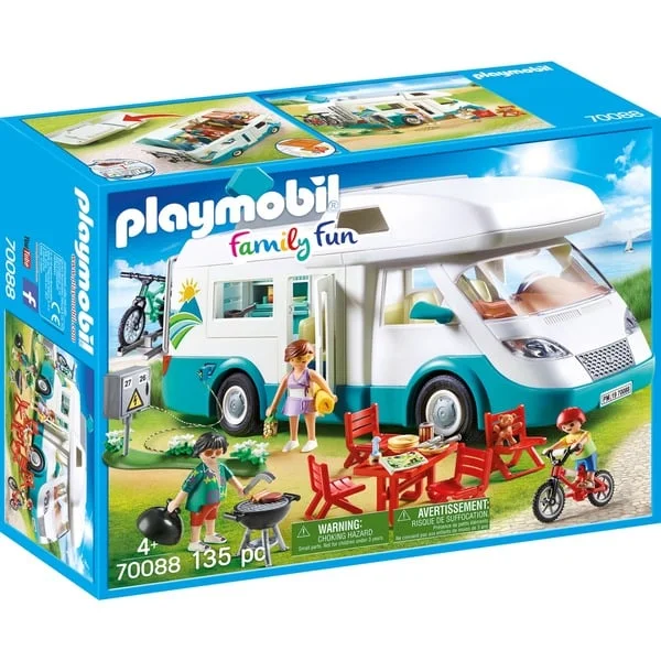 PLAYMOBIL 70088 Family Fun Familien-Wohnmobil, Konstruktionsspielzeug