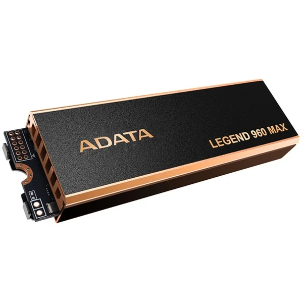ADATA LEGEND 960 MAX 4 TB, SSD (dunkelgrau/gold, PCIe 4.0 x4, NVMe 1.4, M.2 2280)