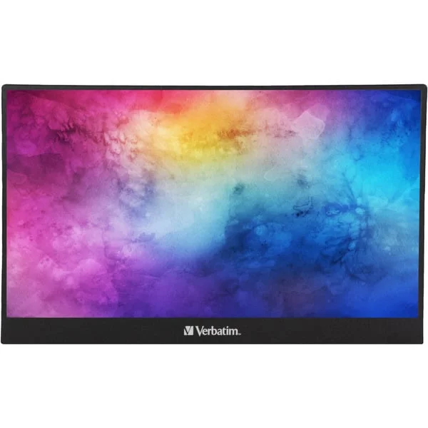 Verbatim PM-14, LED-Monitor (35.5 cm (14 Zoll), schwarz, FullHD, IPS, USB-C, HDR)