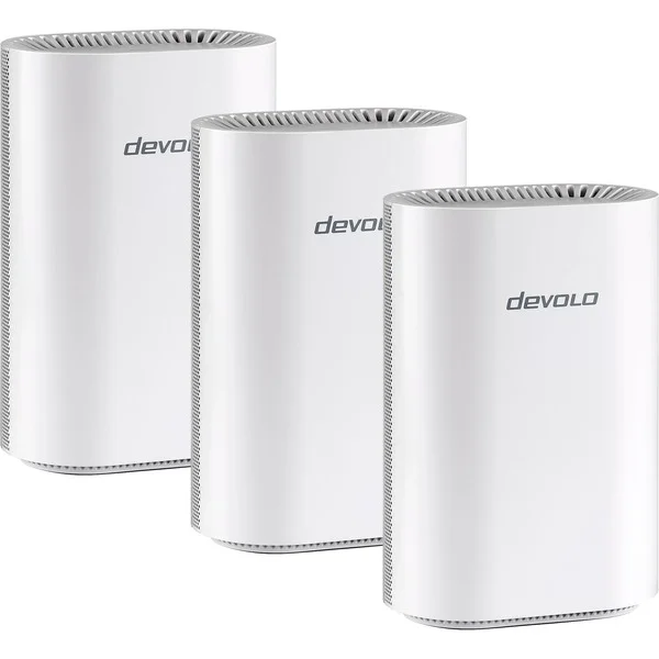 devolo WiFi 7 Mesh BE6500 3-Pack, Router (weiß, 3x WiFi 7 Mesh BE6500)