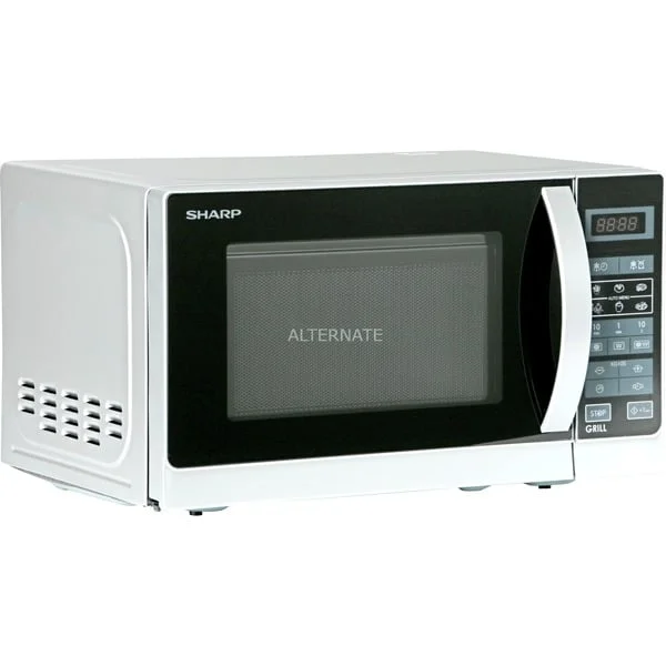 SHARP Magnetron R-642 IN-W, Mikrowelle (edelstahl)