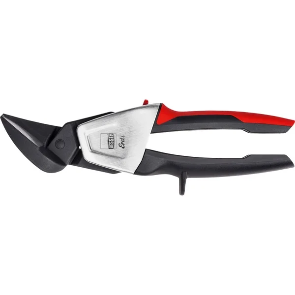 BESSEY ERDI Ideal-Schere D39ASS, Blechschere (schwarz/rot, rechtsschneidend)