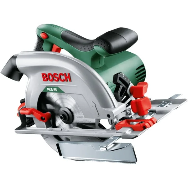 Bosch Heimwerken & Garten Handkreissäge PKS 55 (grün, 1.200 Watt)