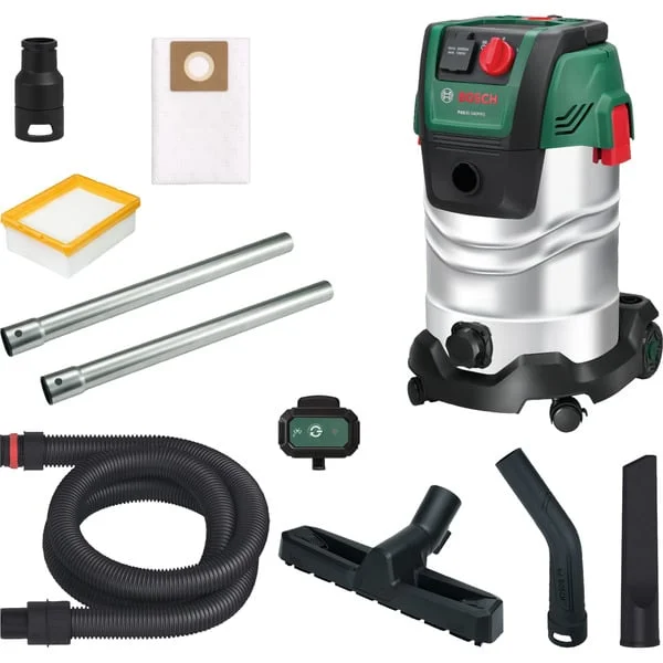 Bosch Heimwerken & Garten PAS30-240PRS, Nass-/Trockensauger (grün/edelstahl)