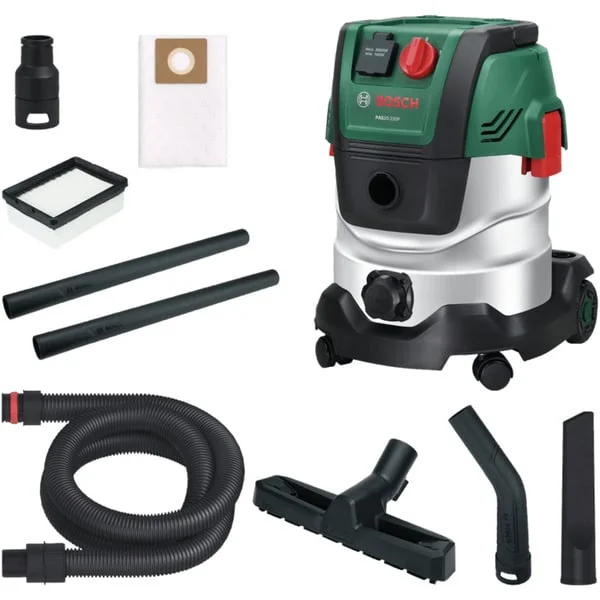 Bosch Heimwerken & Garten PAS20-220P, Nass-/Trockensauger (grün/edelstahl)