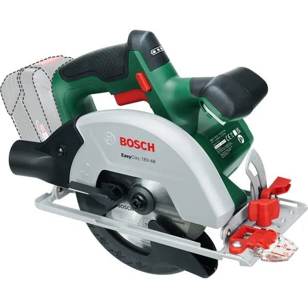 Bosch Heimwerken & Garten Akku-Handkreissäge EasyCirc 18V-48 solo, 18Volt (grün, ohne Akku und Ladegerät, Ø 150mm)