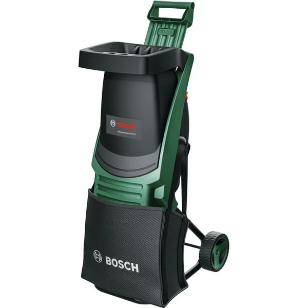 Bosch Heimwerken & Garten Akku-Häcksler UniversalShredder, 36 Volt 2x18V-25 (grün/schwarz, 2x Li-Ionen Akku 4,0Ah, POWER FOR ALL ALLIANCE)