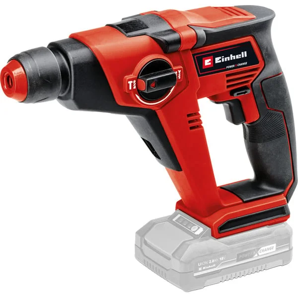 EINHELL Power X-Change Akku-Bohrhammer TE-HD 18/12 Li - Solo, 18Volt (rot/schwarz, ohne Akku und Ladegerät)