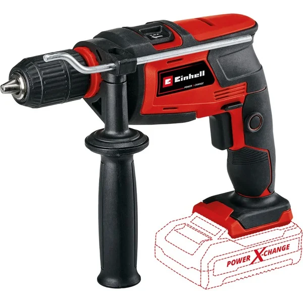 EINHELL Power X-Change Akku-Schlagbohrmaschine TE-ID 18 Li - Solo, 18Volt (rot/schwarz, ohne Akku und Ladegerät)