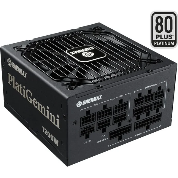 Enermax PlatiGemini 1200W, PC-Netzteil (schwarz, 1200 Watt)