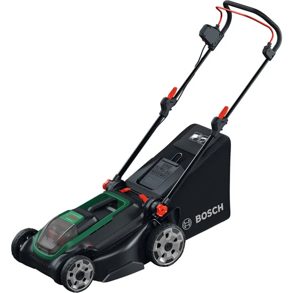 Bosch Heimwerken & Garten Akku-Rasenmäher Rotak18V2-43 SOLO, 36 Volt (2x18V) (grün/schwarz, ohne Akku und Ladegerät, POWER FOR ALL ALLIANCE)