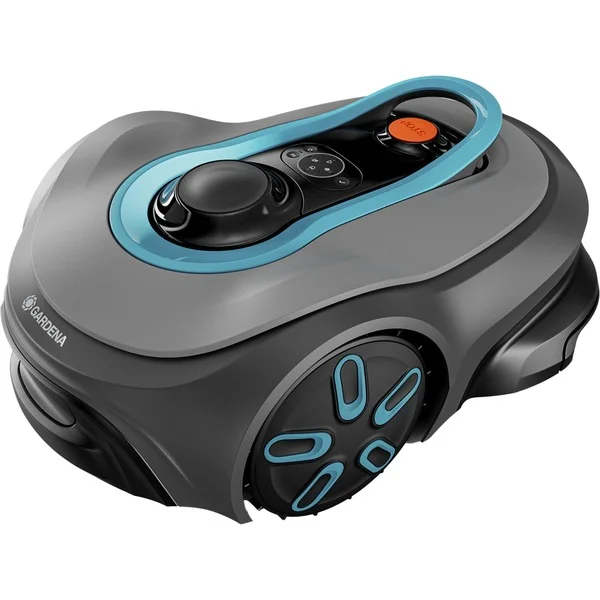 GARDENA Mähroboter smart SILENO free 800m² Set (grau/türkis, Li-Ionen Akku, mit smart Gateway, LONA-Technologie, B-Ware)
