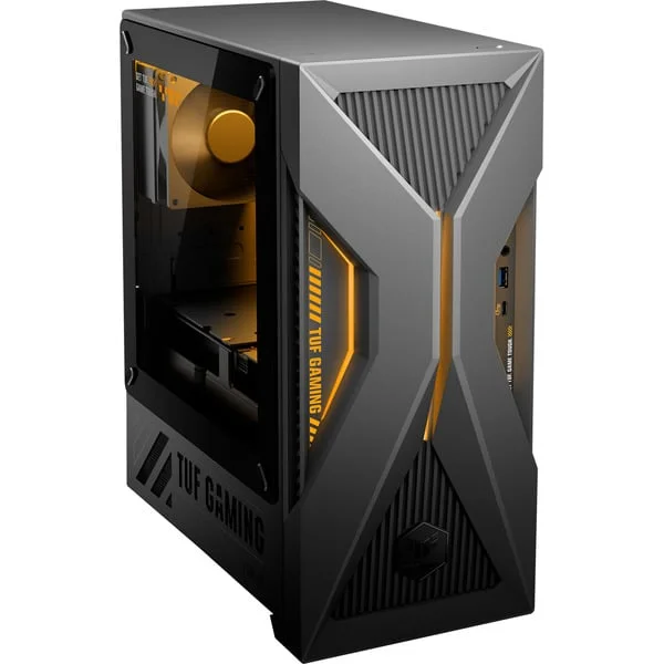 ASUS TUF T500 T500MV-07240H242W, Gaming-PC (grau/transparent, Windows 11 Home)