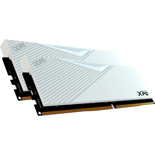 ADATA DIMM 32 GB DDR5-6000 (2x 16 GB) Dual-Kit, Arbeitsspeicher (weiß, AX5U6000C3016G-DCLAWH, Lancer, INTEL XMP)